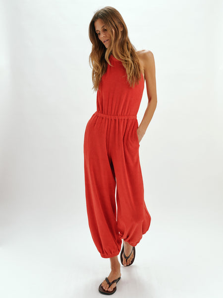 Anna Jumpsuit in Terry – Suzie Kondi