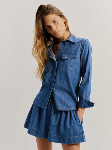 Dona Shirt in Denim – Suzie Kondi