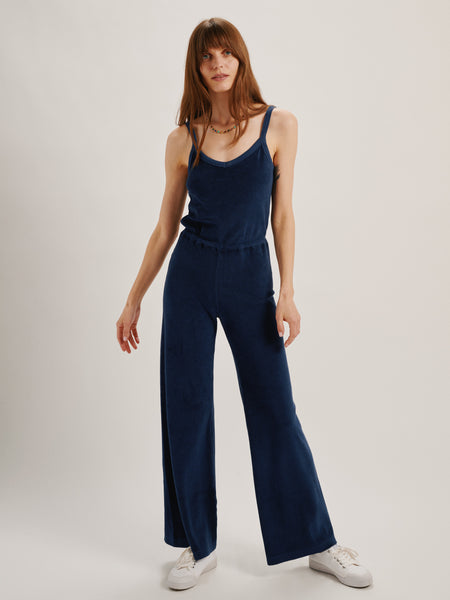 ☆美品☆little suzie/Fisherman Jumpsuits Elma_Navy_Terry_57598_POST_G_g