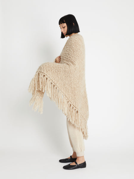 小物 eaphi BOUCLE SUKASHI SHAWL beige BOUCLE SUKASHI SHAWL