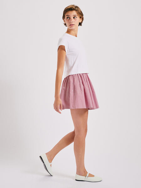【BAON】Purdue Banding Peach Fuzz Pleats Midi Skirt 041725_JulyEcomm_PK253723E_105