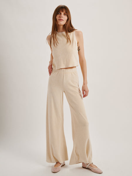 The Zephyra Flare Pants in Terry – Suzie Kondi The Zephyra Flare Pants in Terry – Suzie Kondi