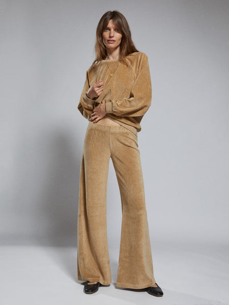 Samos Sweatshirt in Velour – Suzie Kondi