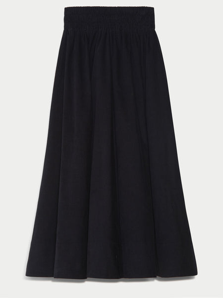 Black corduroy deals circle skirt