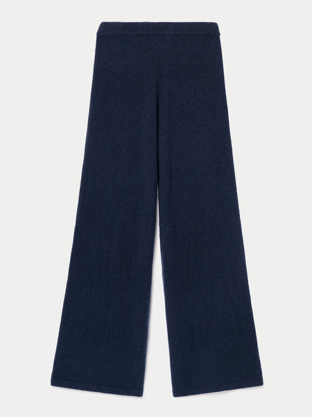 APRIORI Slacks ネイビー ワイドパンツ SK3018-