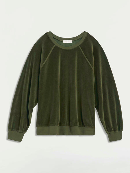 Samos Sweatshirt in Velour – Suzie Kondi