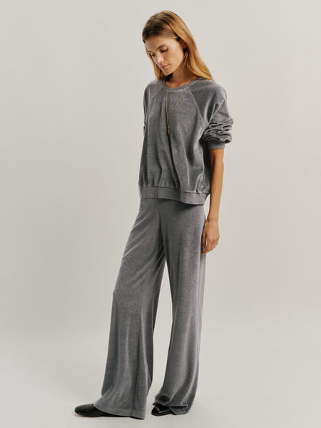 The Zephyra Flare Pants in Velour – Suzie Kondi