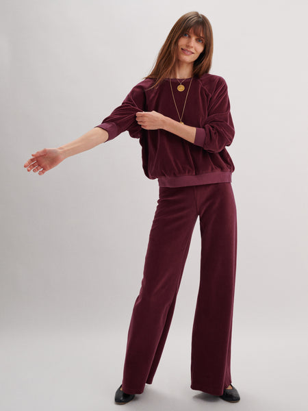 Andmary AM1771 Velour mini pants brown M ANDMARY】Velour mini pants