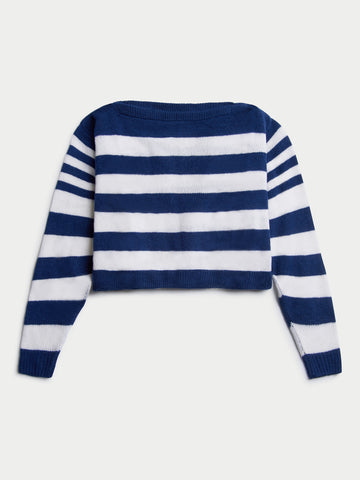 The Krysia Striped Boatneck in Cashmere