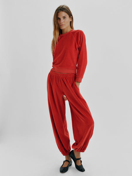Tilos Sweatshirt in Velour – Suzie Kondi