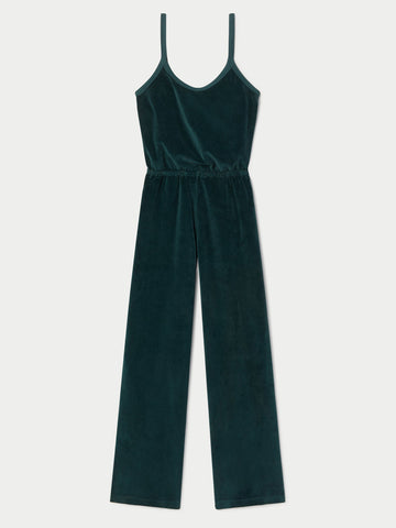 The Elma Flare Jumpsuit in Velour