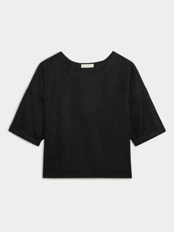 Saria Top in Linen
