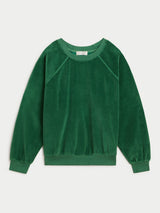 Samos Sweatshirt in Velour 1