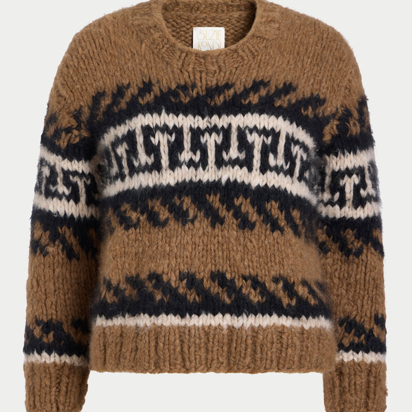 _linked:The Greek Key Jooshi Sweater in Cashmere – Suzie Kondi