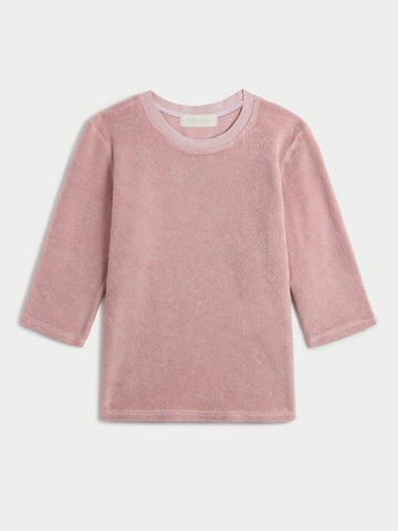 The Corfu Elbow Sleeve Crew in Terry