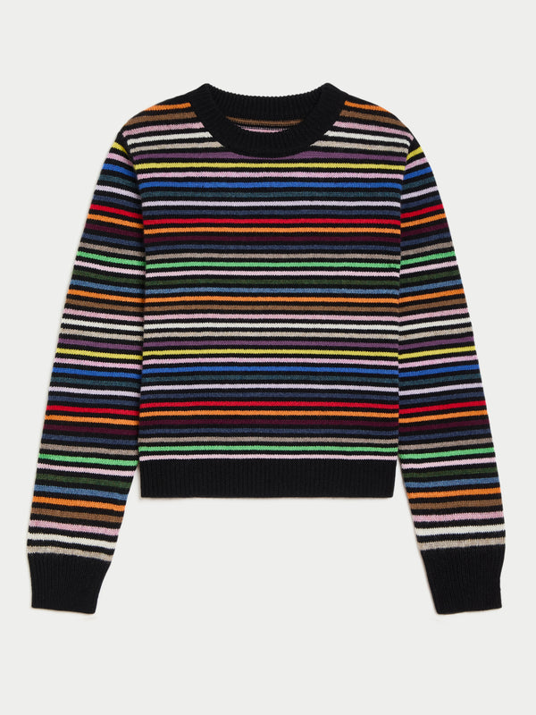Black Multi Stripe