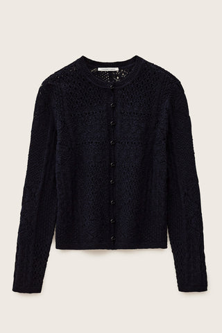 The Sidali Cardigan in Cotton Crochet