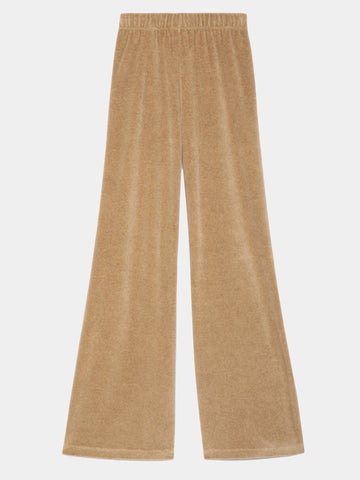 The Zephyra Flare Pants in Heather Velour