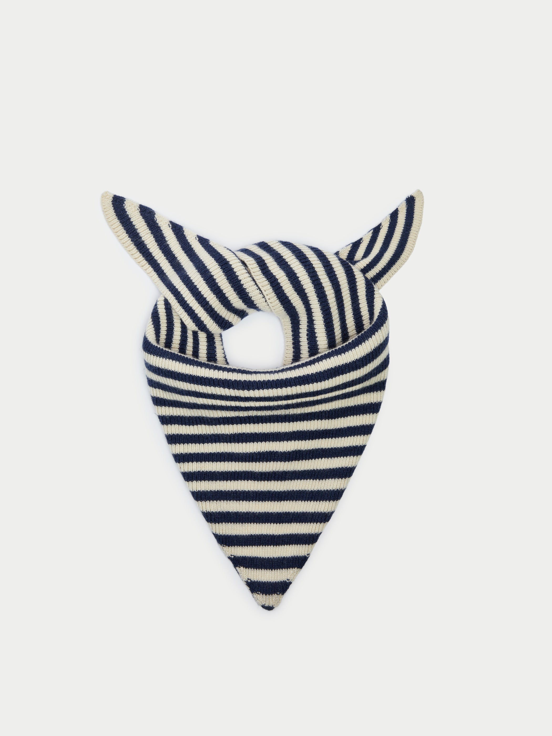 Navy Ivory Stripe 
