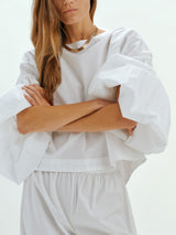 Balon Top in Cotton Poplin 2