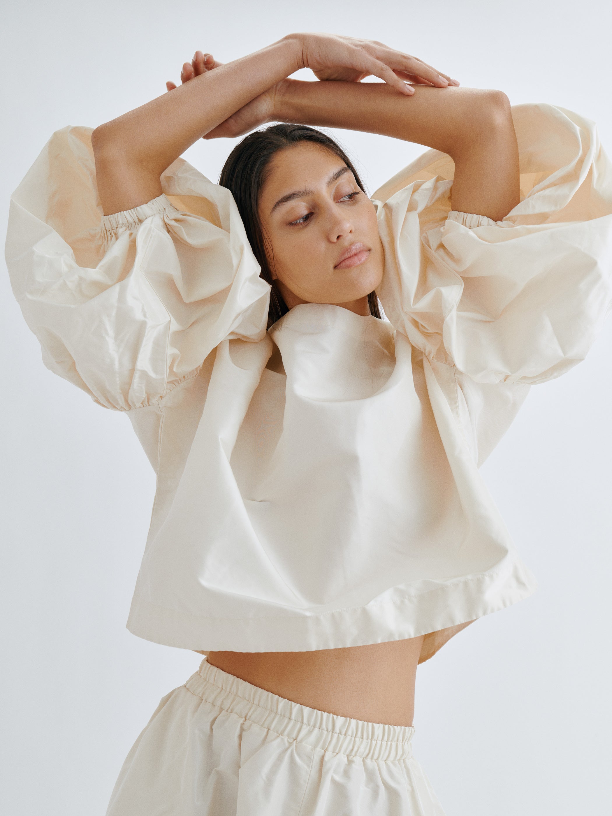 Balon Top in Silk Taffeta – Suzie Kondi