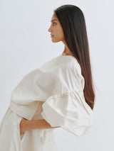 Balon Top in Silk Taffeta 4