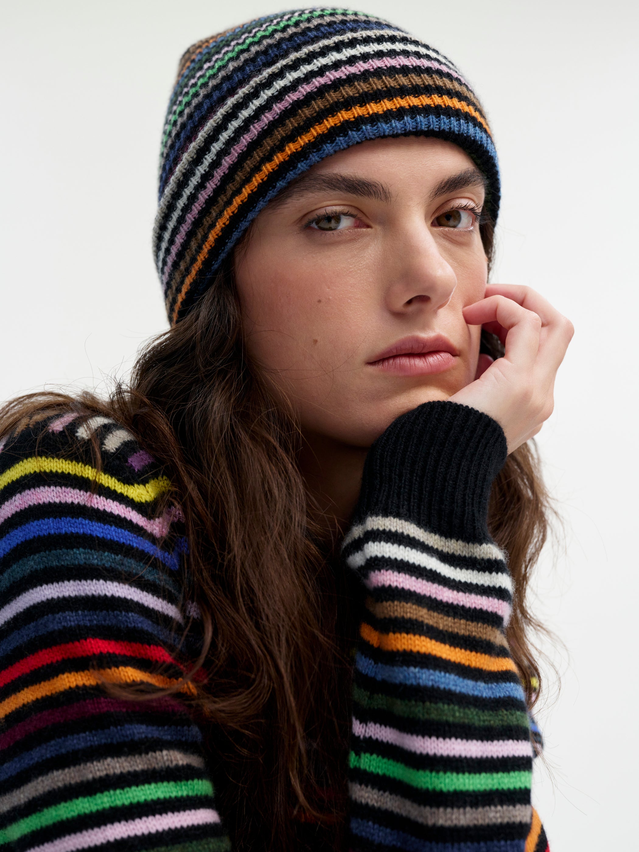 Black Multi Stripe 