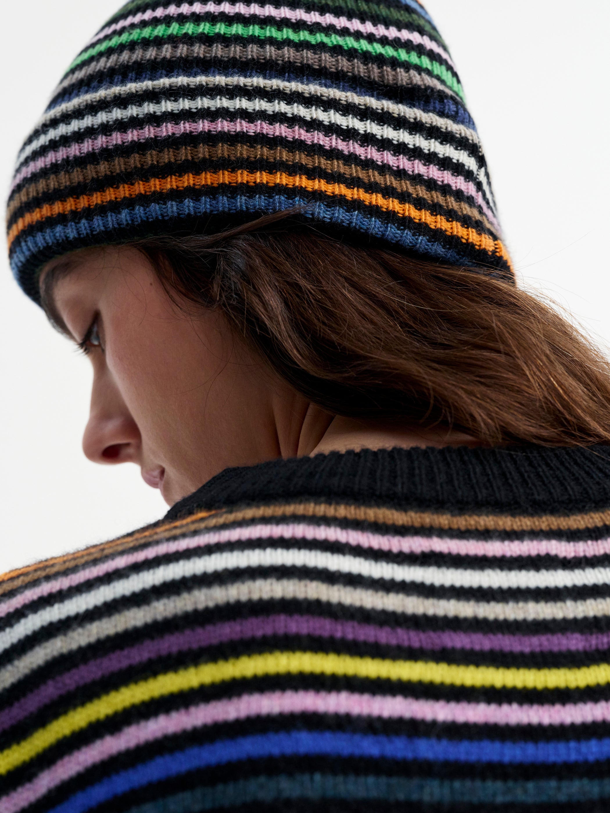 Black Multi Stripe 
