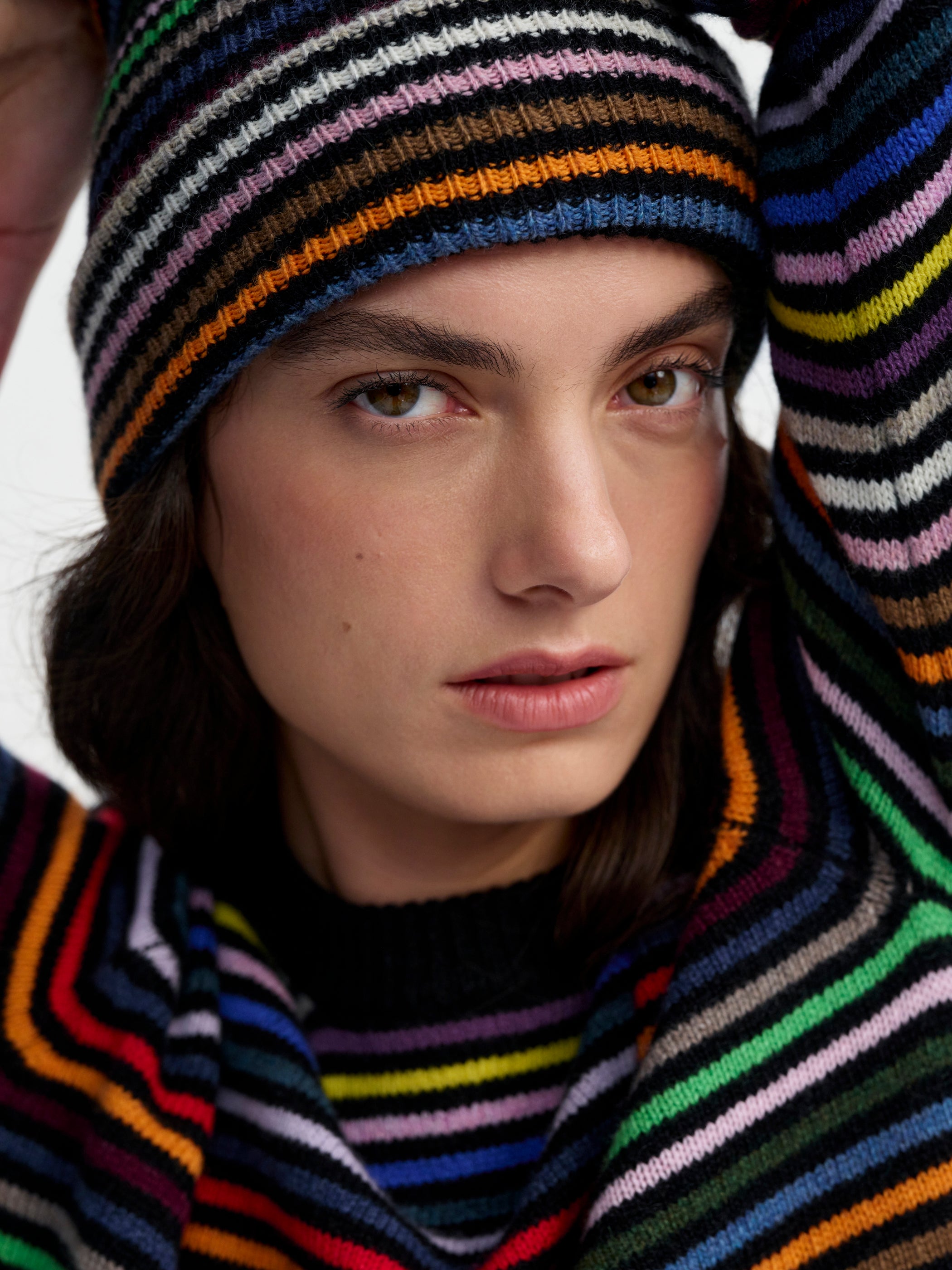 Black Multi Stripe 