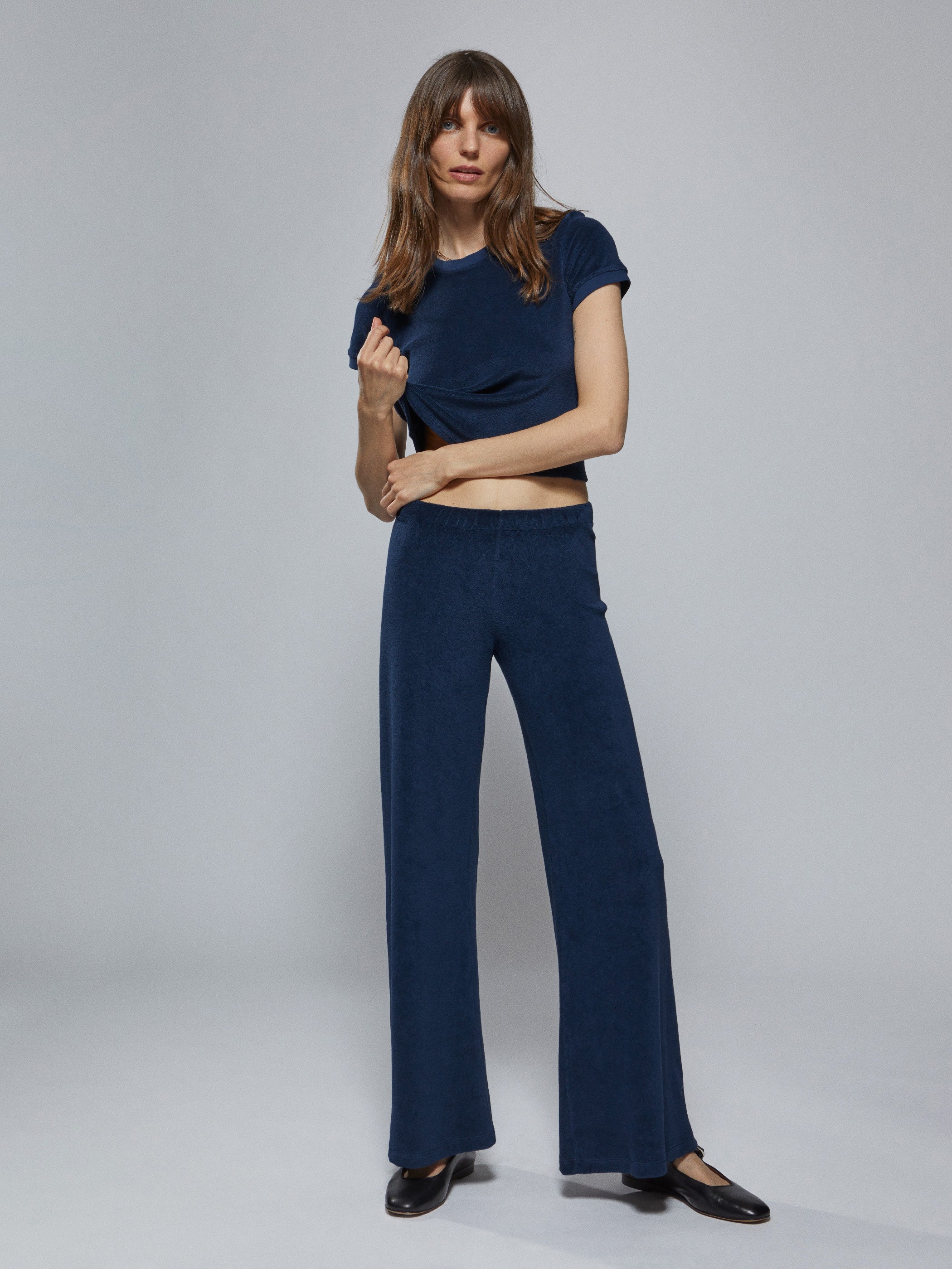 The Lito Low Rise Flare Pants in Terry – Suzie Kondi