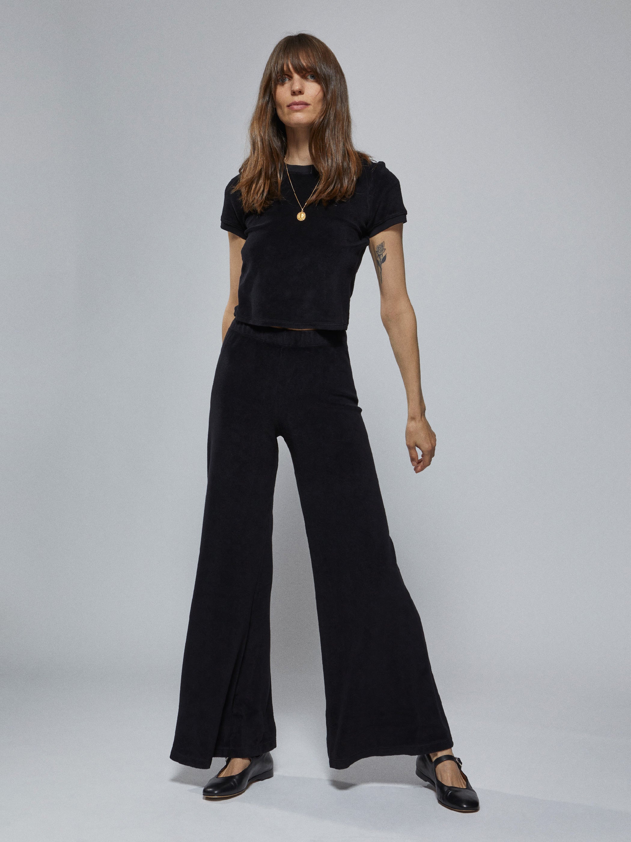 The Zephyra Flare Pants in Terry – Suzie Kondi