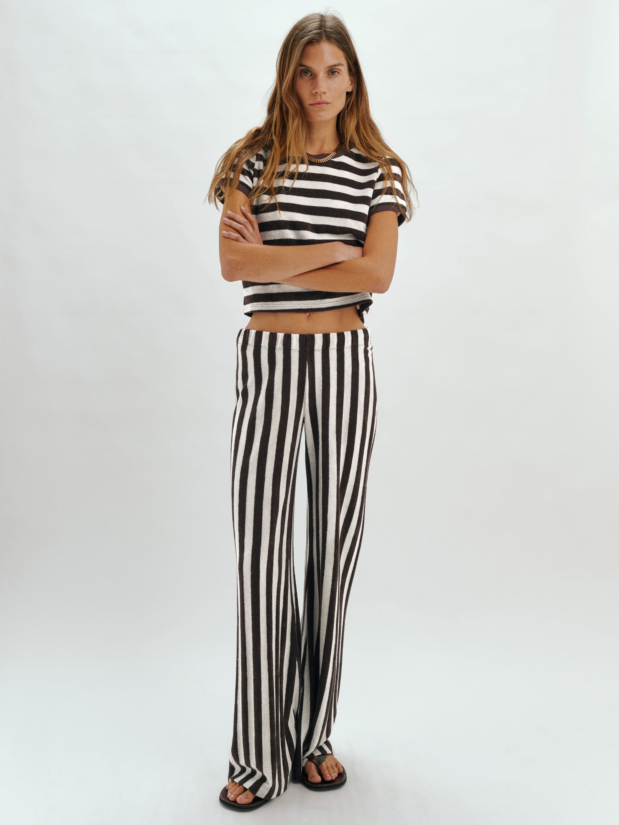 Truffle Ivory Stripe 