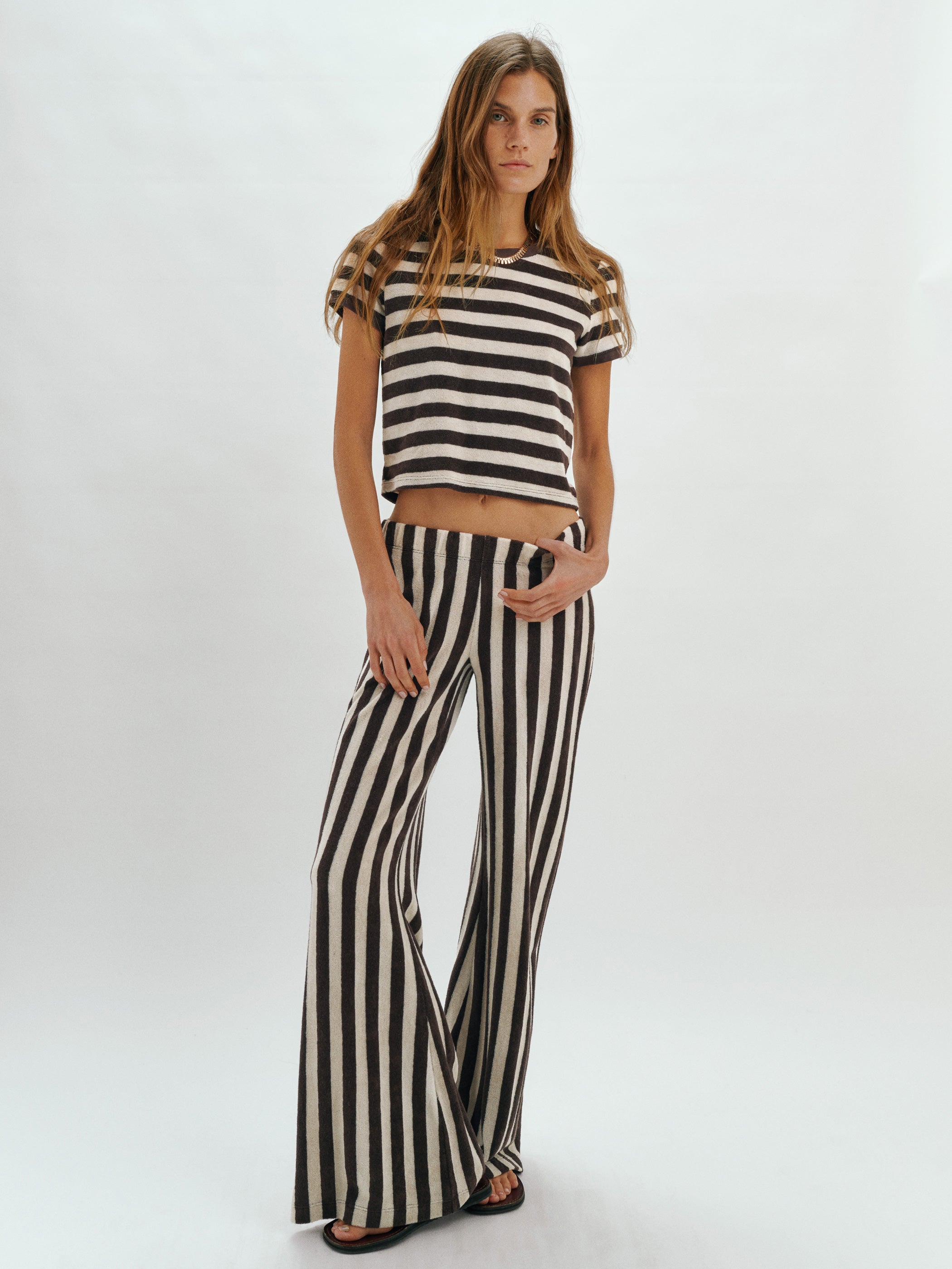 Truffle Ivory Stripe 