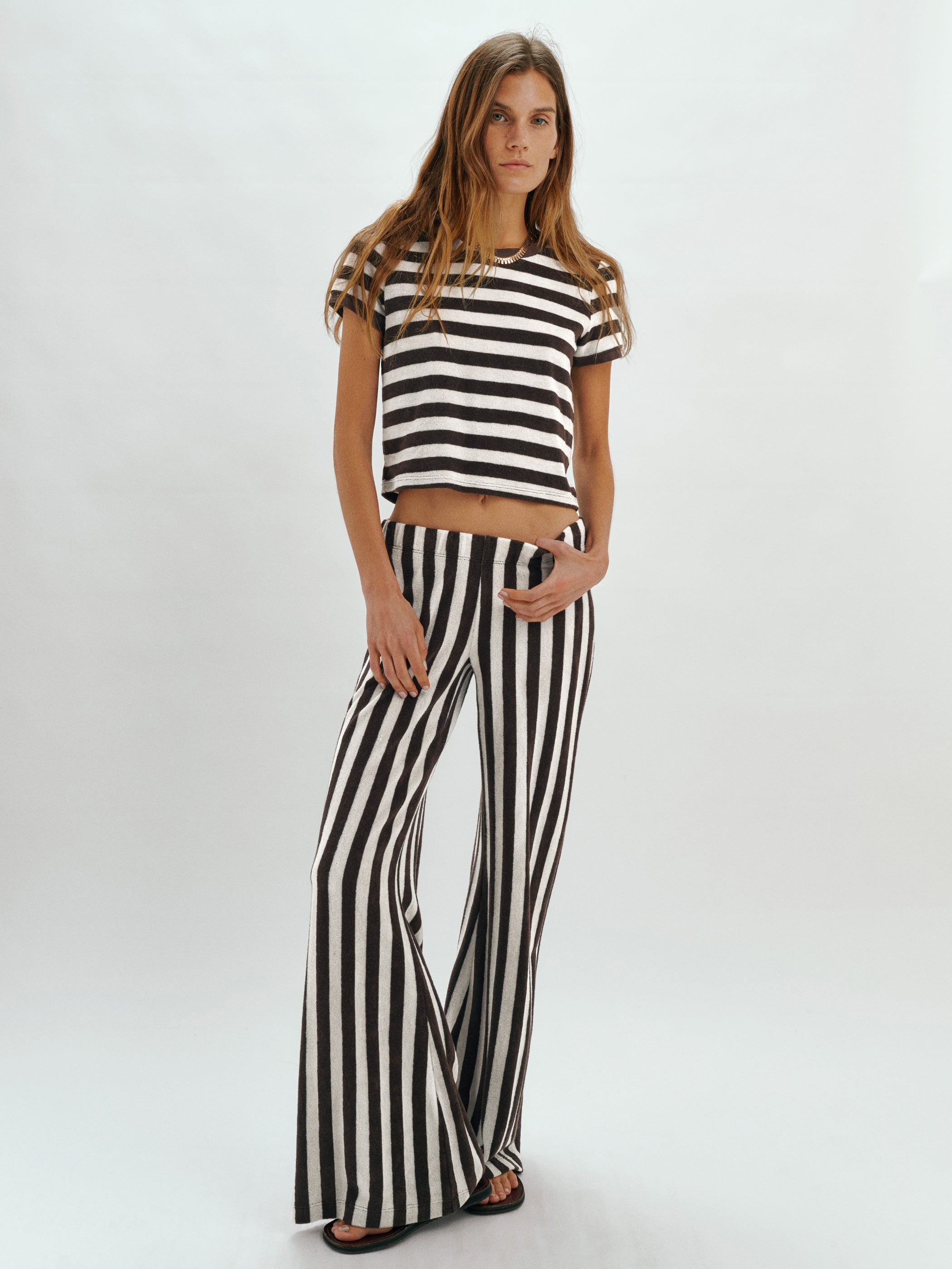 Truffle Ivory Stripe 