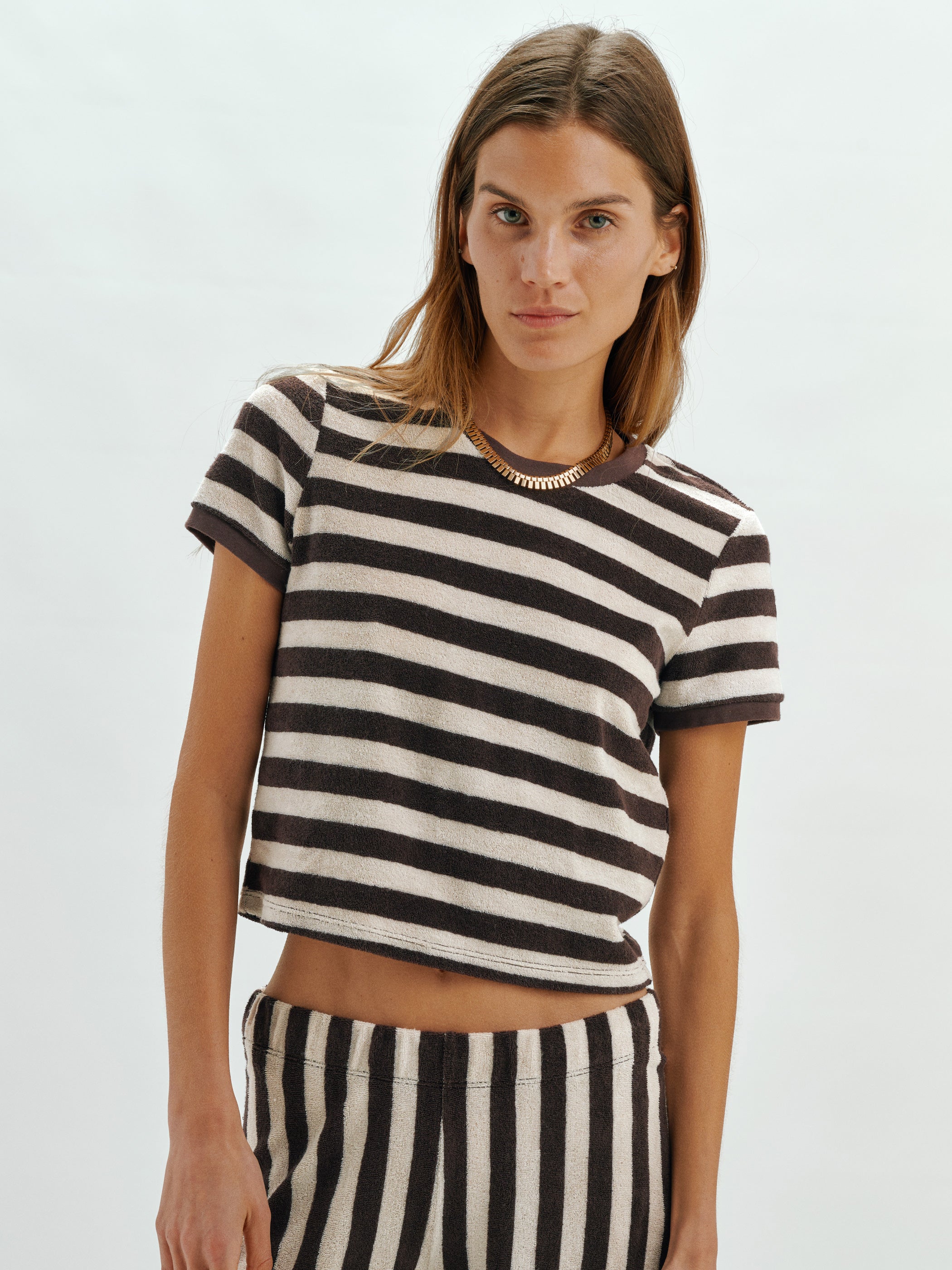 Truffle Ivory Stripe 