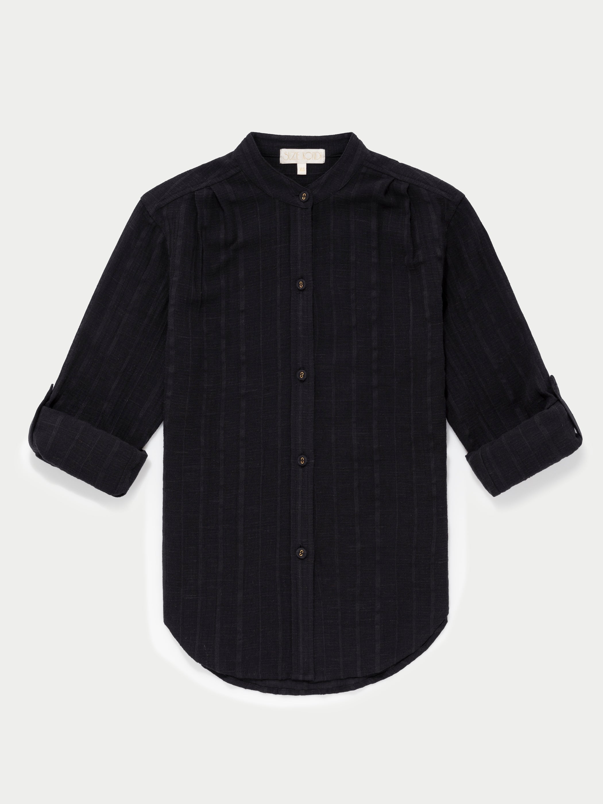 The Koubi Button Blouse in Thick & Thin Gauze