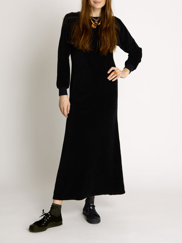 The Didion Dress in Velour