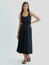 Daphne Dress in Cotton Poplin 2