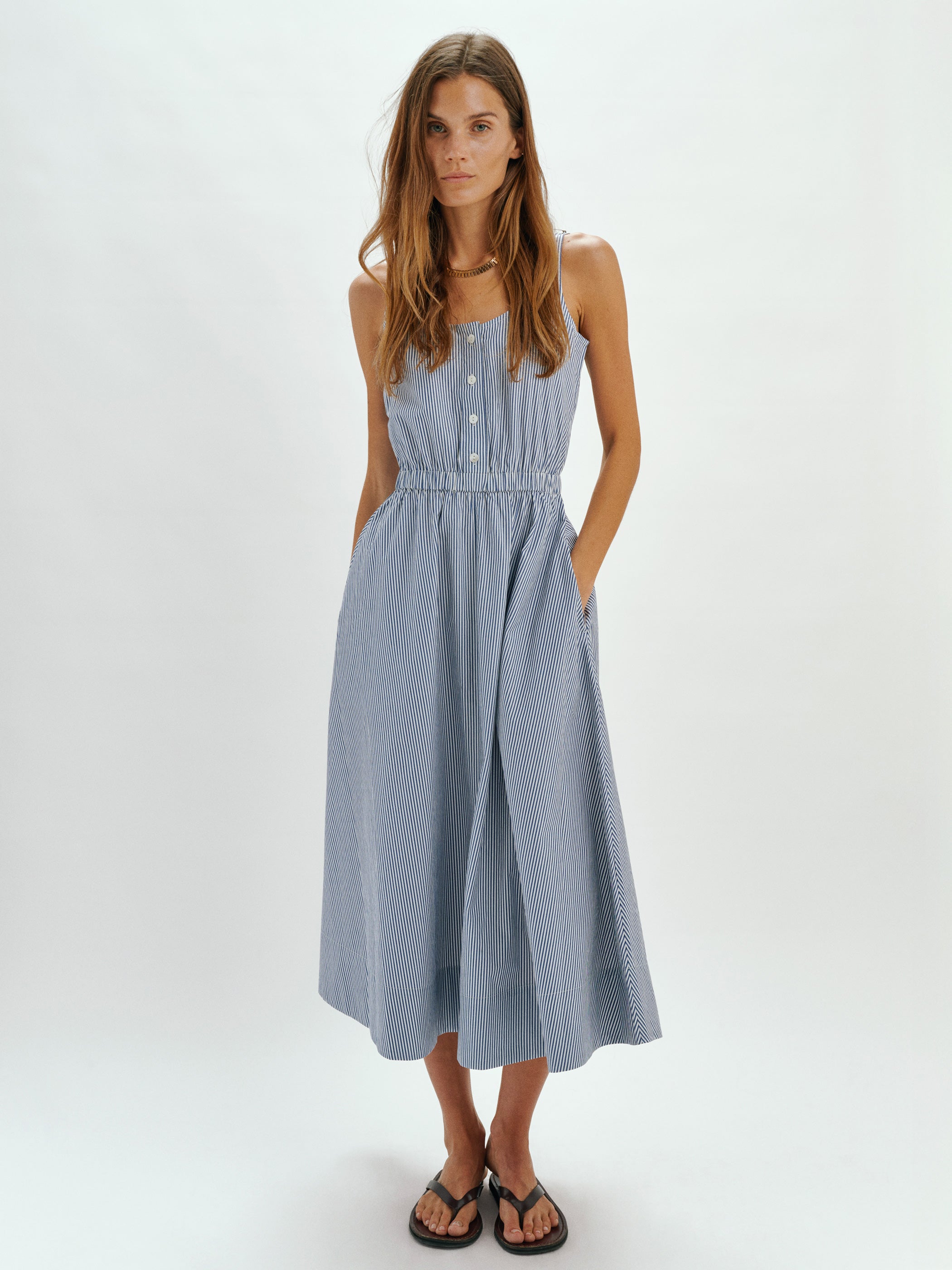 Daphne Dress in Cotton Poplin – Suzie Kondi