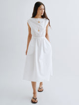 Demi Dress in Cotton Poplin 2