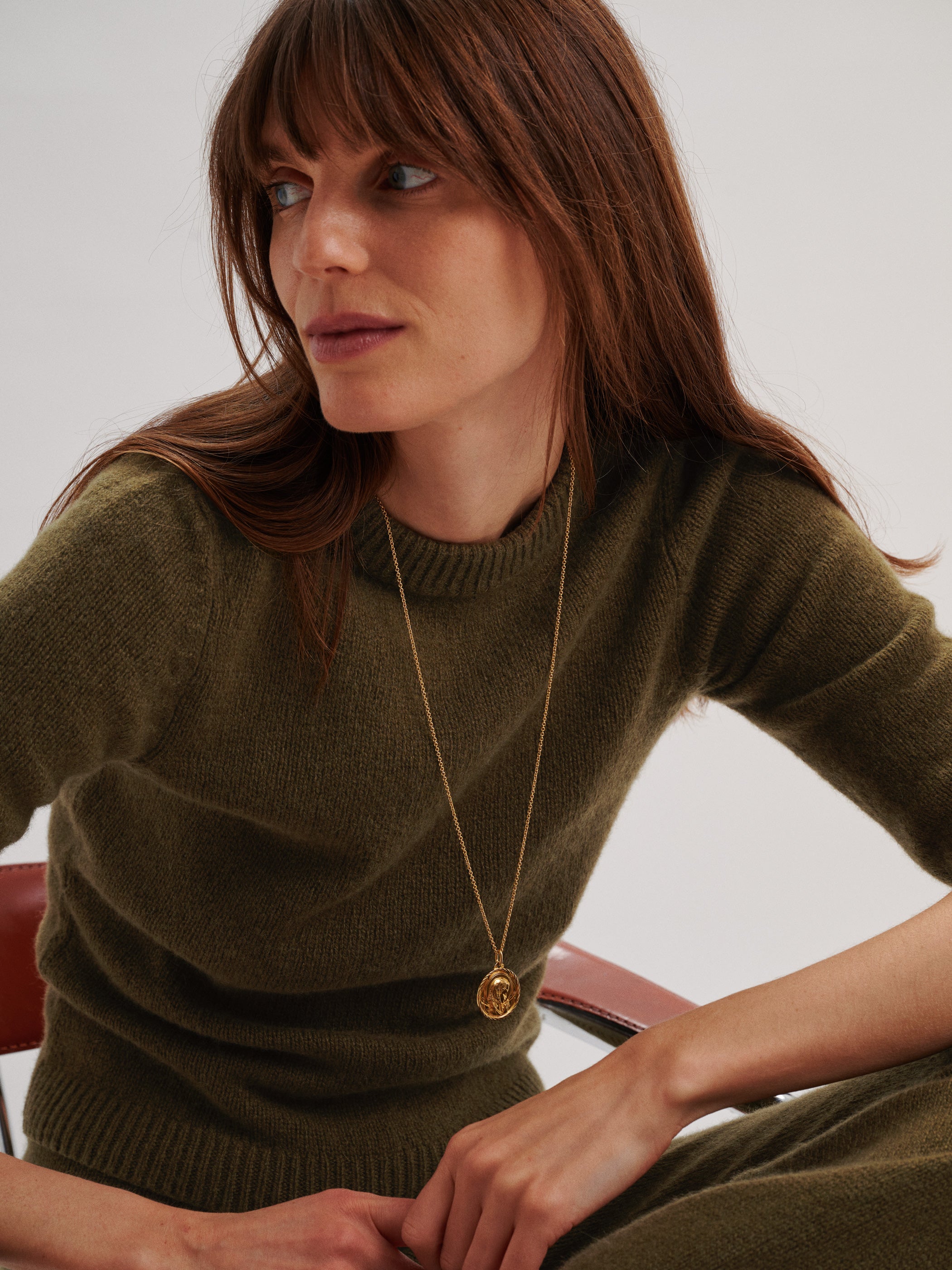 The Ella Elbow Sleeve Sweater in Cashmere