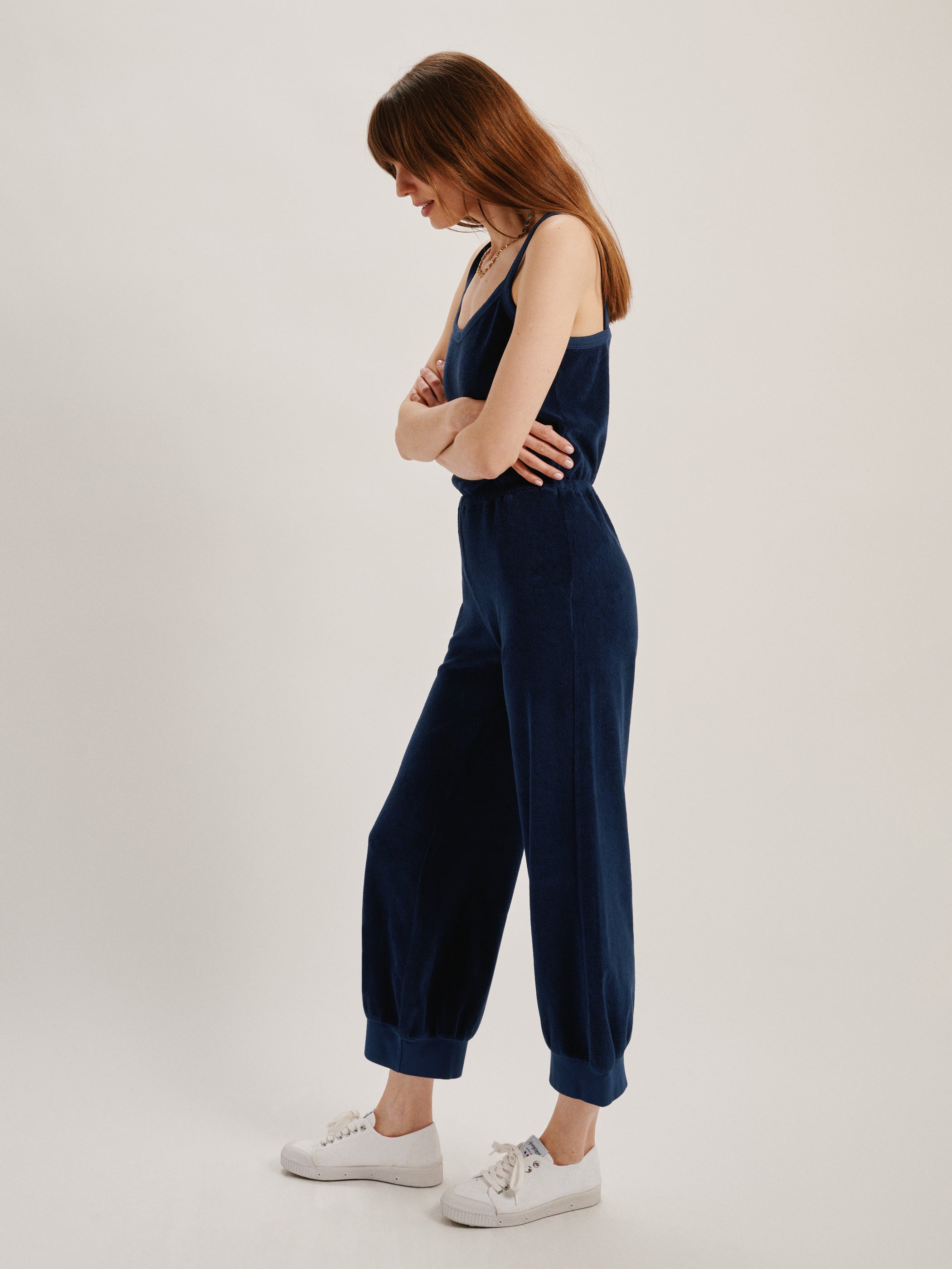 The Giorgi Tank Jumpsuit in Terry – Suzie Kondi