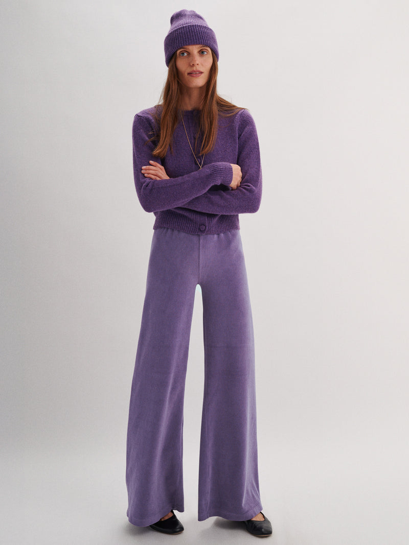 The Zephyra Flare Pants in Velour 