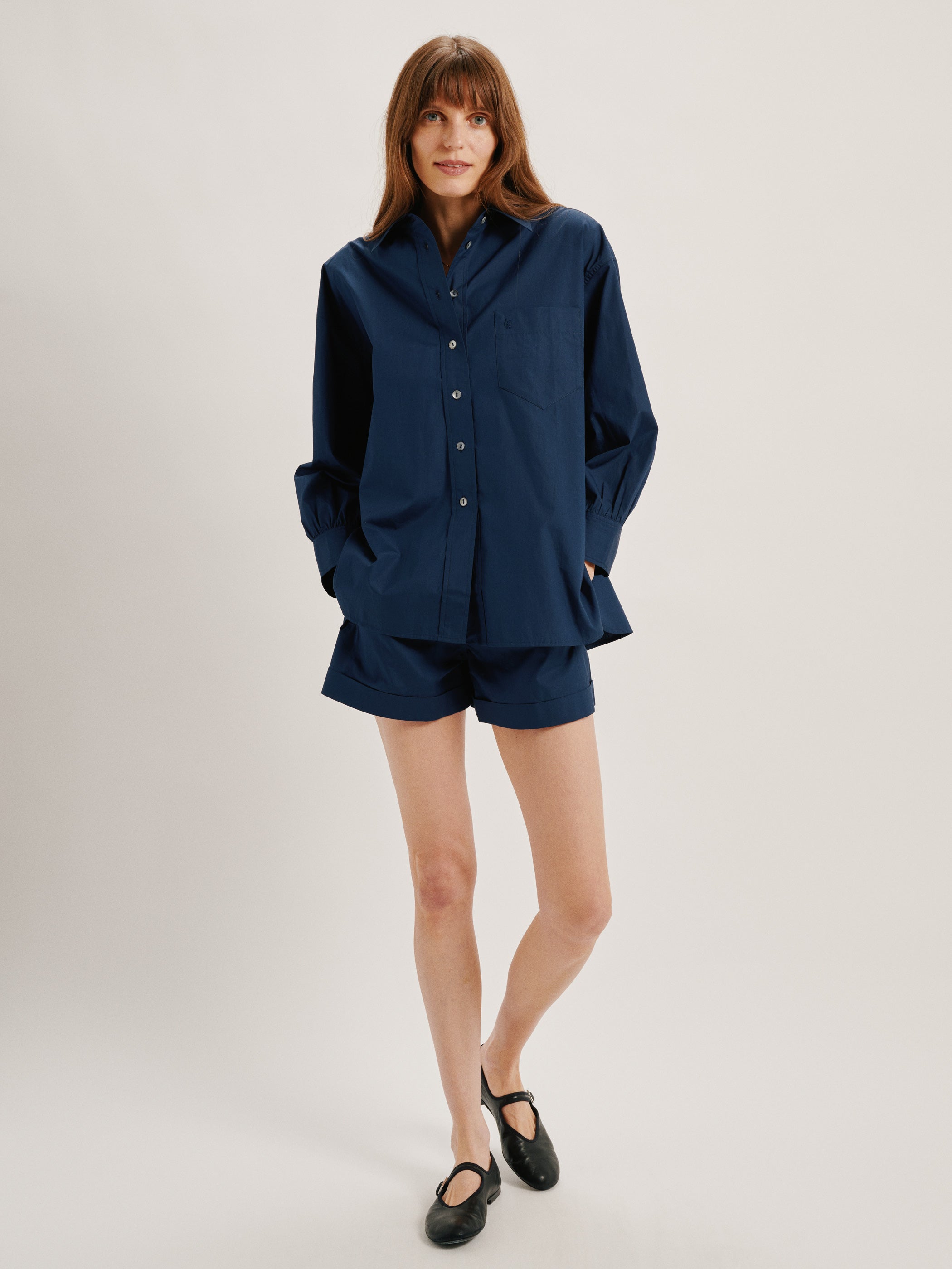 The Kappa Button-Up Shirt in Cotton Poplin 