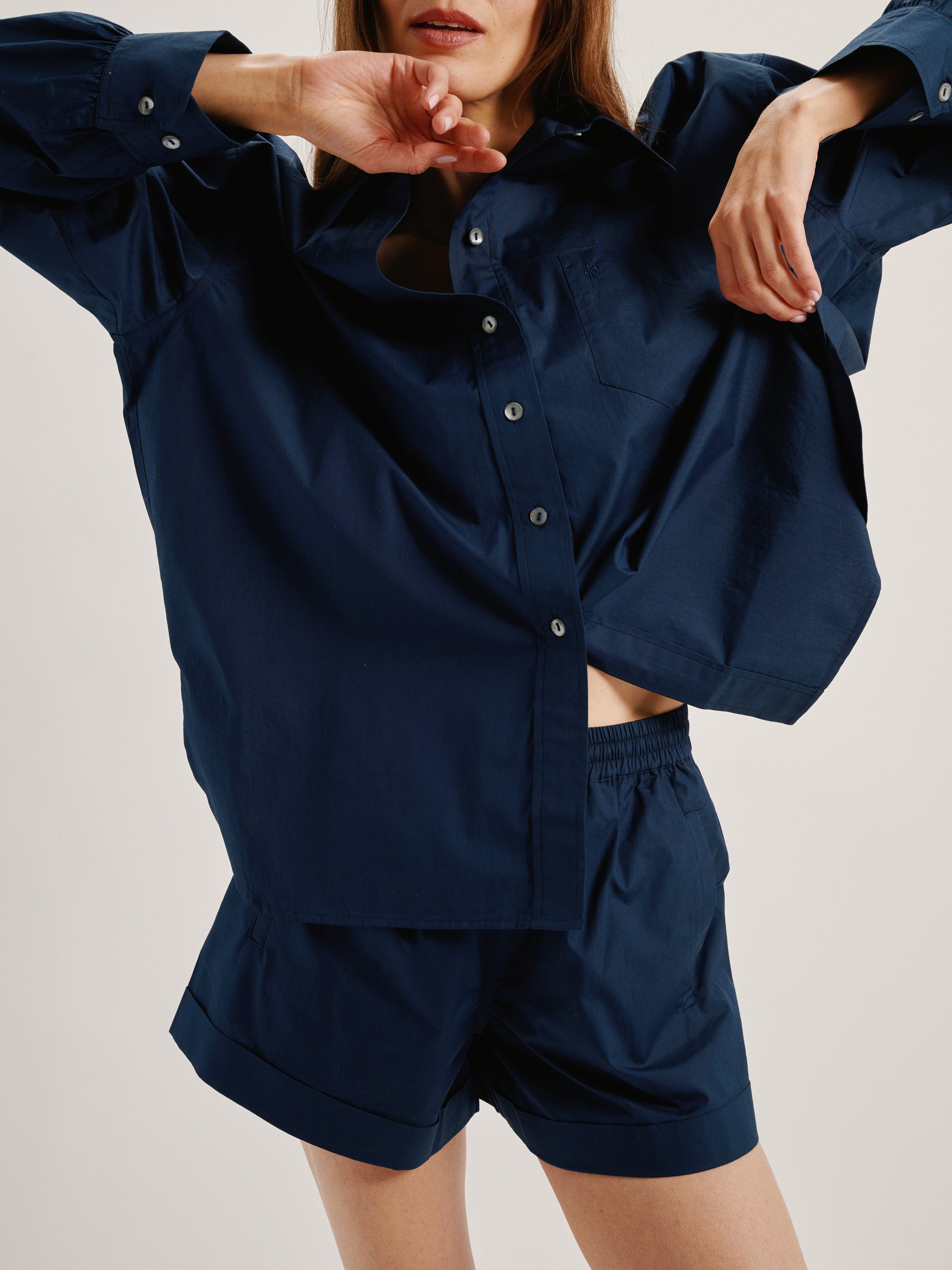 The Kappa Button-Up Shirt in Cotton Poplin 