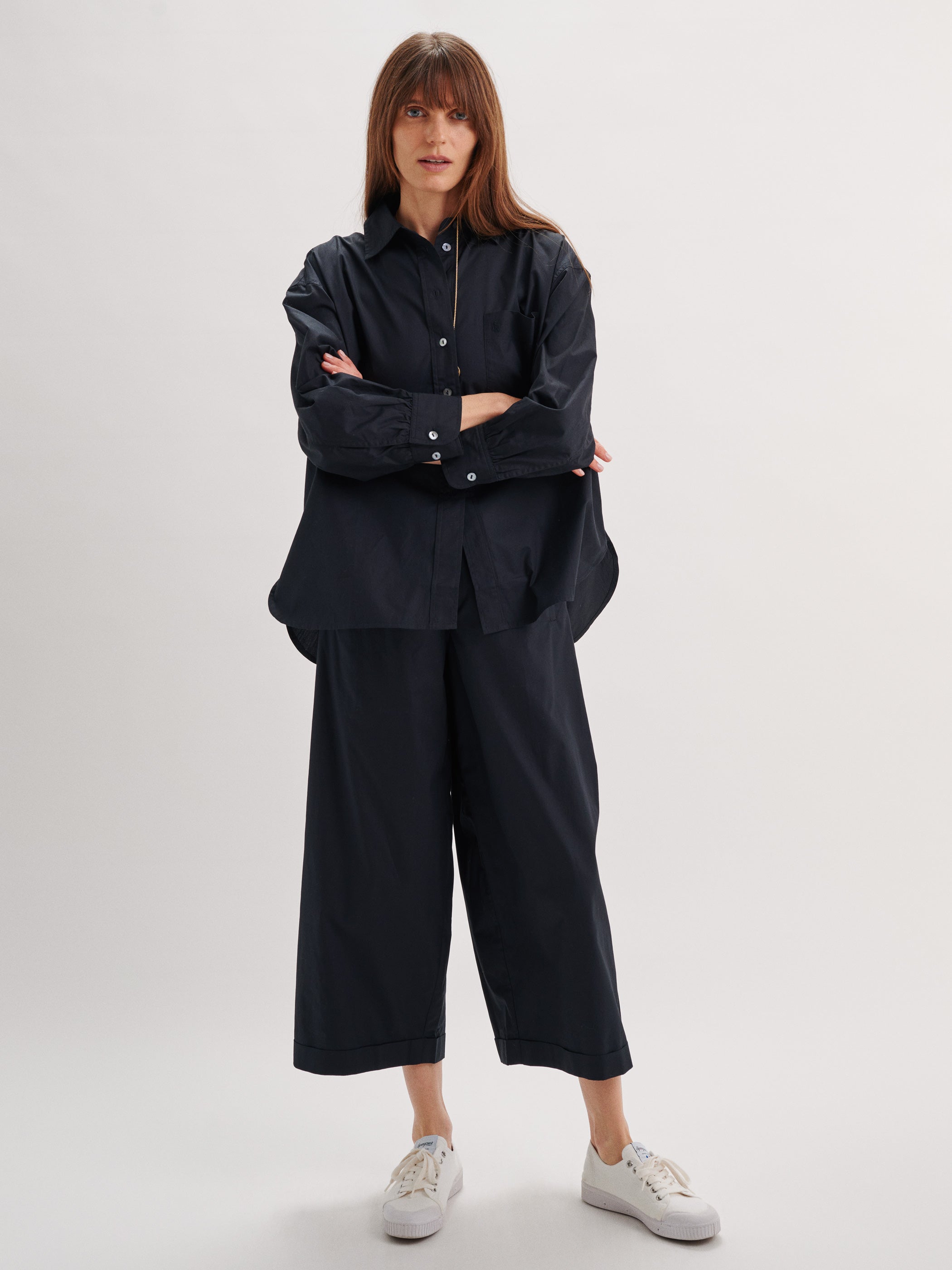 【BAON】Zenkiko Basic Wide Cotton Pants Classic Cotton 40 Long Tobi Pants