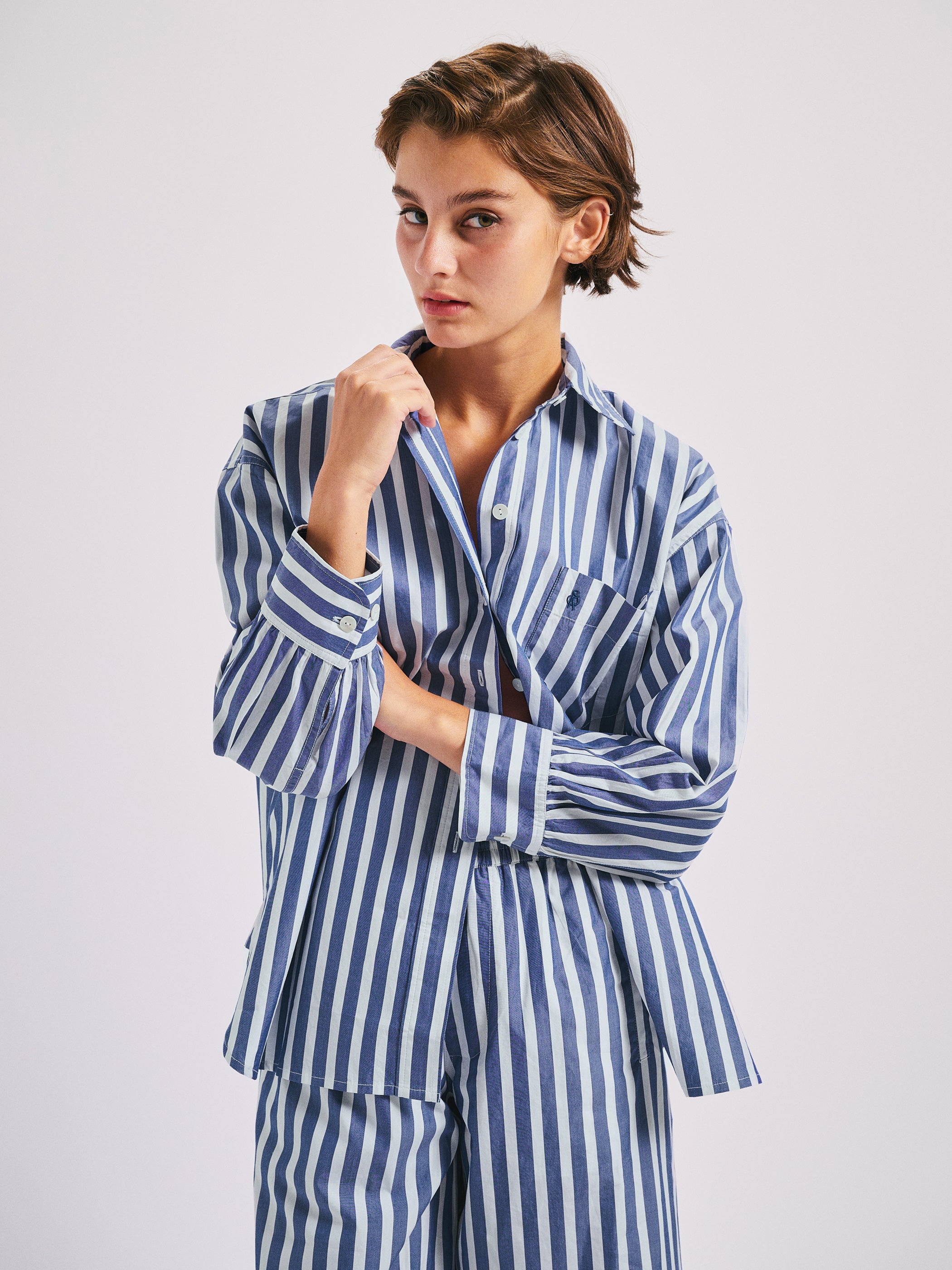 Wide Navy Stripe 
