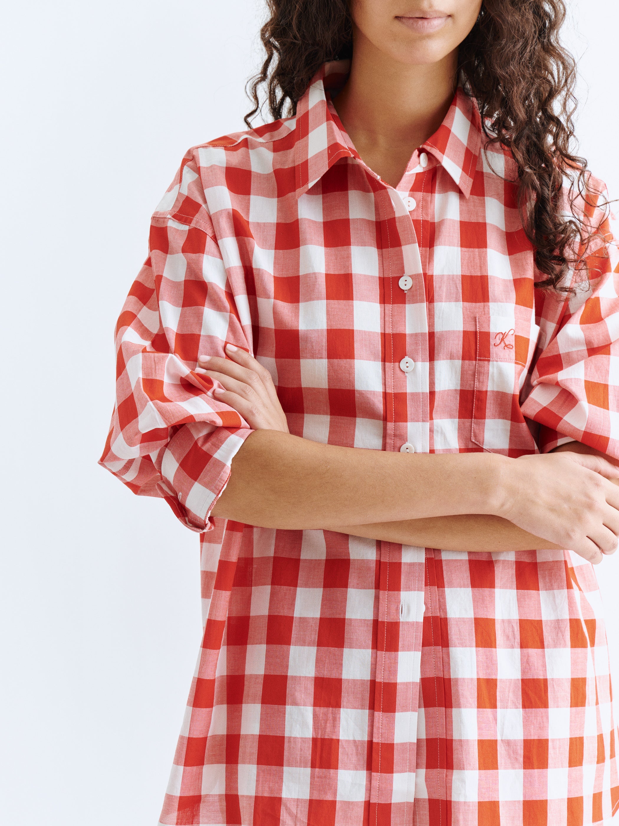 Large Cherry Gingham 