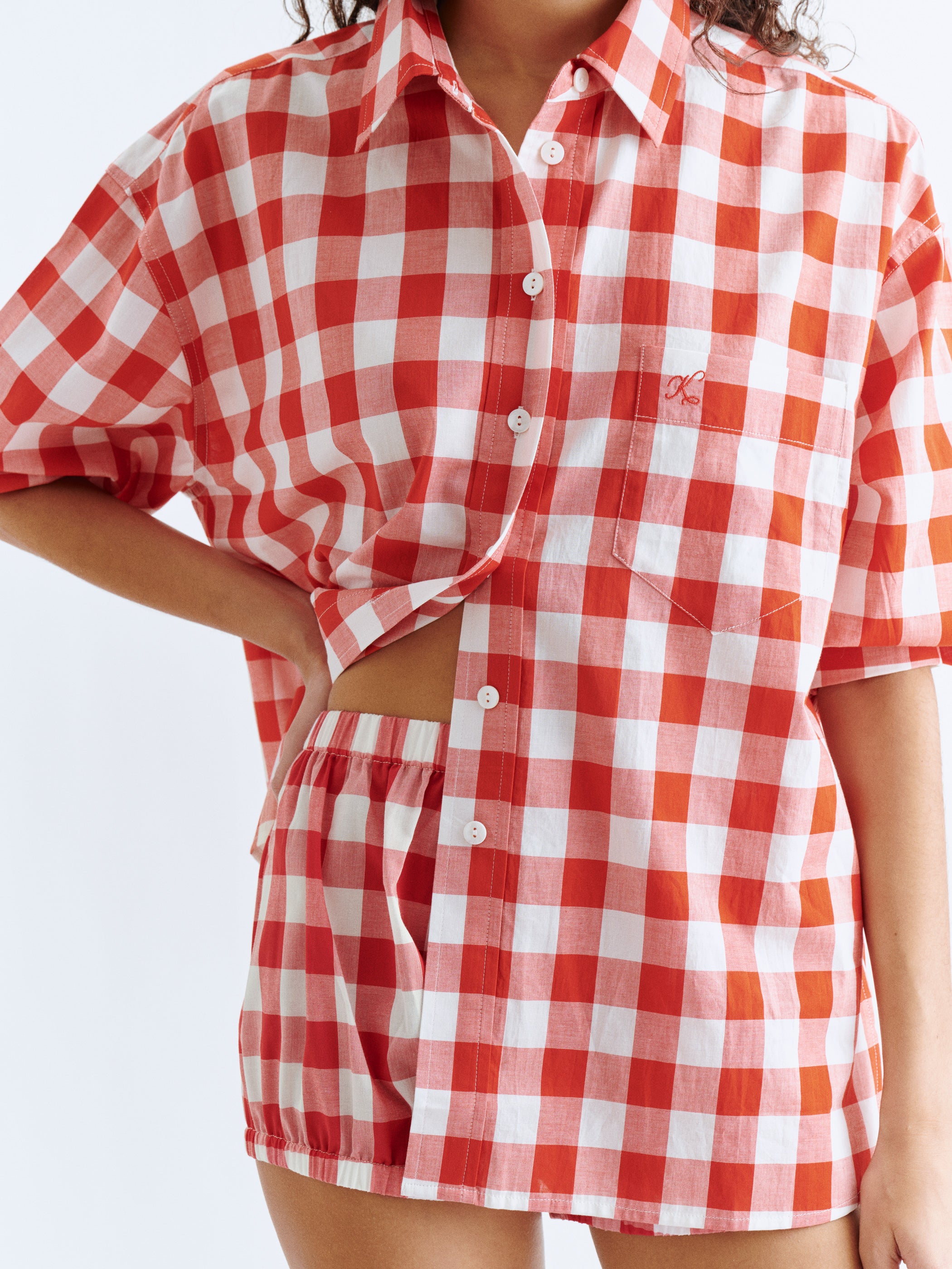 Large Cherry Gingham 