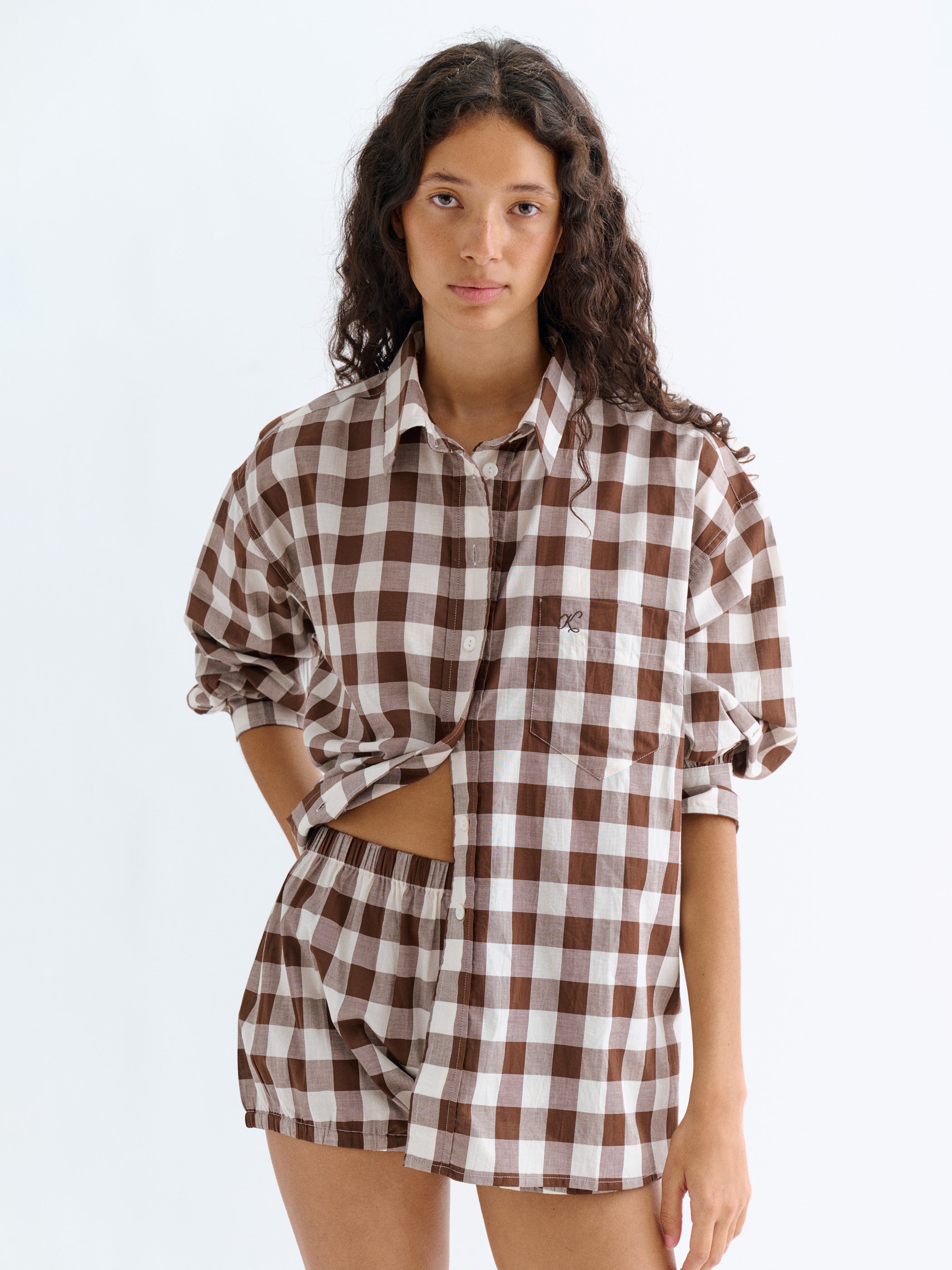 Large Truffle Gingham 